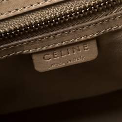 Pre Owned Celine Beige Leather Studded Tote