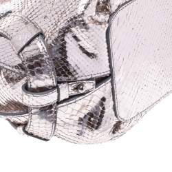 Celine Metallic Snakeskin Bittersweet Hobo