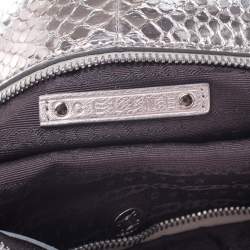 Celine Metallic Snakeskin Bittersweet Hobo