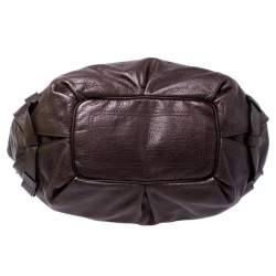 Celine Brown Leather Bittersweet Hobo
