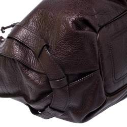 Celine Brown Leather Bittersweet Hobo