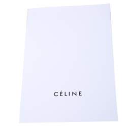 Pre Owned حقيبة سيلين نانو لاغيدج جلد ثعبان عنابي داكنة