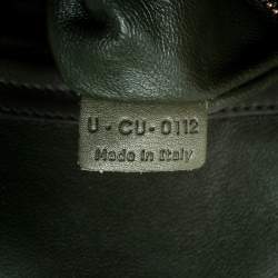 Pre Owned Celine Green Suede Medium Phantom Luggage Tote