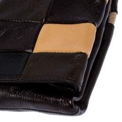 Pre Owned Celine Multicolor Leather Watch Me Dance Clutch Bag