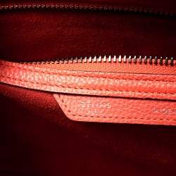 Pre Owned حقيبة يد سيلين ميني لاغيدج جلد برتقالي