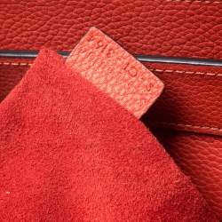 Pre Owned حقيبة يد سيلين ميني لاغيدج جلد برتقالي