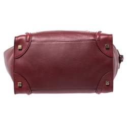 مملوكة مسبقًا حقيبة يد سيلين لاغدغ ميني جلد حمراء