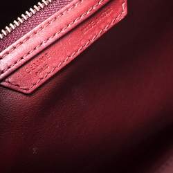 مملوكة مسبقًا حقيبة يد سيلين لاغدغ ميني جلد حمراء