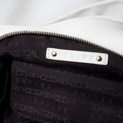 Celine White Leather Large Bittersweet Hobo