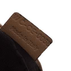 Pre Owned Celine Beige Leather Turnlock Flap Shoulder Bag