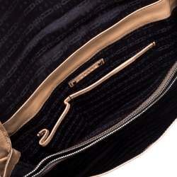 Pre Owned Celine Beige Leather Turnlock Flap Shoulder Bag