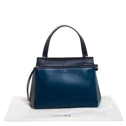 Pre Owned Celine Tricolor Leather Medium Edge Bag