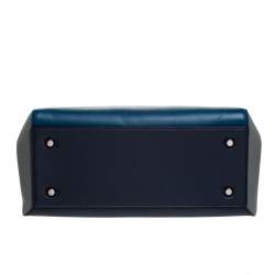 Pre Owned Celine Tricolor Leather Medium Edge Bag