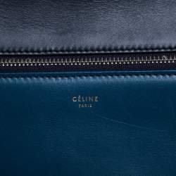Pre Owned Celine Tricolor Leather Medium Edge Bag