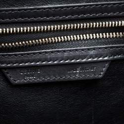 Pre Owned Celine Multicolor Python/Suede and Leather Mini Luggage Tote