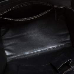 Pre Owned Celine Multicolor Python/Suede and Leather Mini Luggage Tote