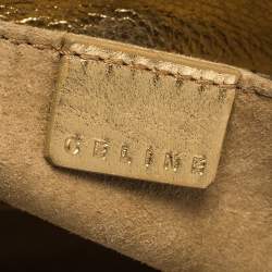 Pre Owned Celine Metallic Gold Leather Boogie Tote