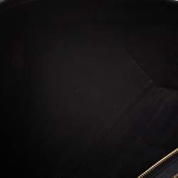 Pre Owned Celine Black/White Leather and Suede Medium Trapeze Bag