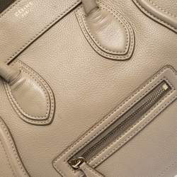 Pre Owned حقيبة لاغيدج سيلين ميني جلد بيج