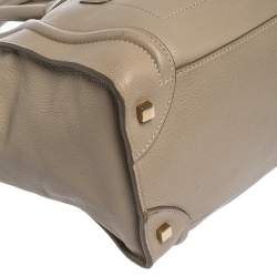 Pre Owned حقيبة لاغيدج سيلين ميني جلد بيج