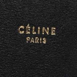 Pre Owned Celine Tricolor Leather and Suede Geometrical Bag