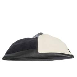 Pre Owned Celine Tricolor Leather and Suede Geometrical Bag