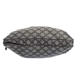 Pre Owned Celine Blue/Brown Macadam Canvas and Leather Vertical Tote