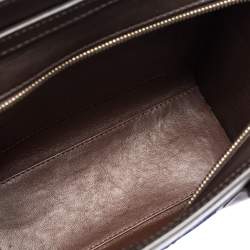 Pre Owned حقيبة سيلين نانو لاغيدج جلد و جلد ثعبان ثلاثي اللون