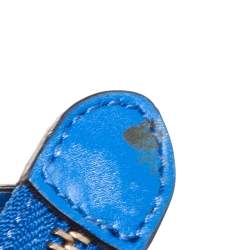 مملوكة مسبقًا Celine Blue Leather Nano Luggage Tote