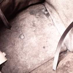 Pre Owned Celine Grey Leather Medium Phantom Luggage Tote