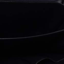 Pre Owned Celine Eggplant Purple Leather Medium Classic Box Shoulder Bag