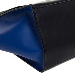 Pre Owned Celine Tri Color Leather Medium Trapeze Bag