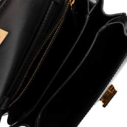 Pre Owned Celine Black Leather Small Box Bag