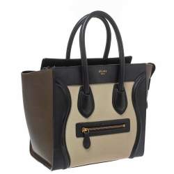 Pre Owned حقيبة سيلين ميكرو لاغيدج جلد ثلاثي اللون