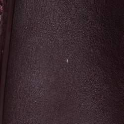 Pre Owned حقيبة يد سيلين ميني لاغيدج جلد برتقالي