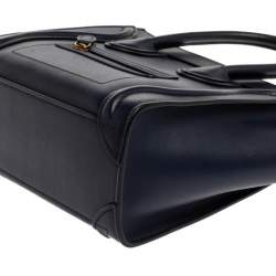 Pre Owned حقيبة سيلين نانو لاغيدج جلد و جلد ثعبان ثلاثي اللون