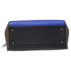 Pre Owned Céline Tri Color Leather Small Edge Bag