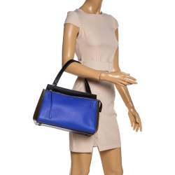 Pre Owned Céline Tri Color Leather Small Edge Bag