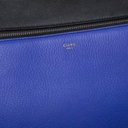 Pre Owned Céline Tri Color Leather Small Edge Bag