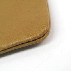 Pre Owned Celine Bicolor Blue/Beige Leather Clutch Bag