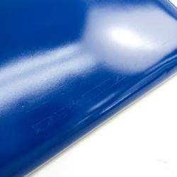 Pre Owned Celine Blue Leather Clutch Bag