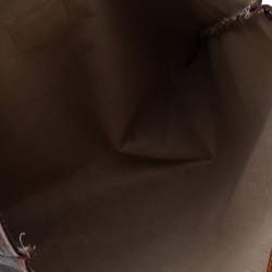 Pre Owned Celine Brown Macadam Coated Canvas and Leather Tote