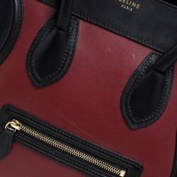 Pre Owned حقيبة يد سيلين ميني لاغيدج جلد أسود