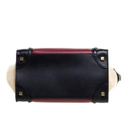 Pre Owned حقيبة يد سيلين ميني لاغيدج جلد أسود