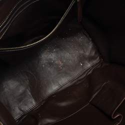 Pre Owned Celine Multicolor Python, Suede and Leather Mini Luggage Tote