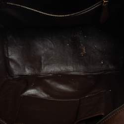 Pre Owned Celine Multicolor Python, Suede and Leather Mini Luggage Tote