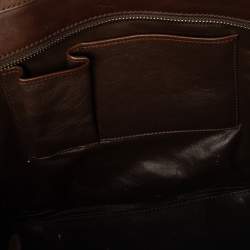 Pre Owned Celine Multicolor Python, Suede and Leather Mini Luggage Tote