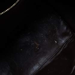 Pre Owned Celine Multicolor Python, Suede and Leather Mini Luggage Tote