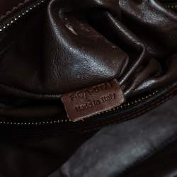 Pre Owned Celine Multicolor Python, Suede and Leather Mini Luggage Tote