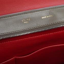 مملوكة مسبقًا Celine Multicolor Leather and Suede Medium Trapeze Top Handle Bag